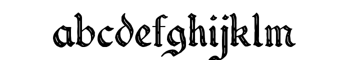 Forgoth Font LOWERCASE