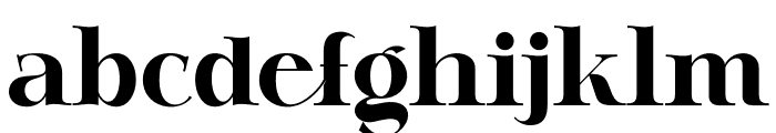 Forind Font LOWERCASE