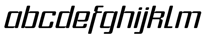 Formetic-LightOblique Font LOWERCASE