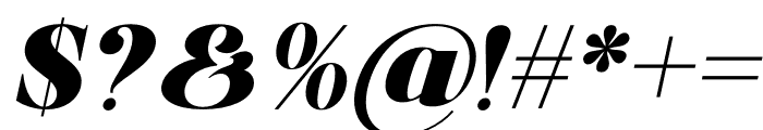 Fornest Italic Font OTHER CHARS