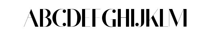 Forsythia Regular Font UPPERCASE