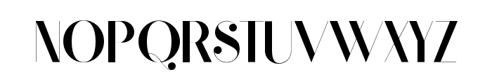 Forsythia Regular Font UPPERCASE