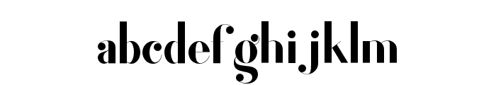 Forsythia Regular Font LOWERCASE