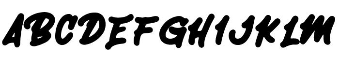 FortMayhem-One Font UPPERCASE