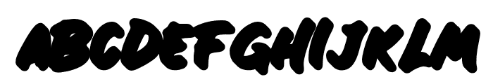 FortMayhem-OneExtrude Font LOWERCASE