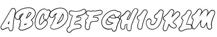 FortMayhem-OneOutline Font UPPERCASE
