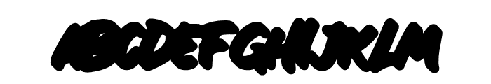 FortMayhem-TwoExtrude Font LOWERCASE