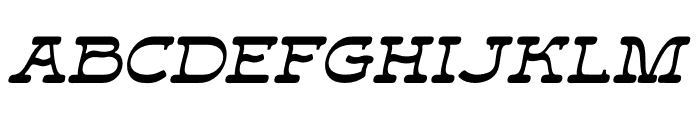 Forteast Italic Font UPPERCASE