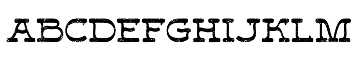 Forteast Rough Font LOWERCASE