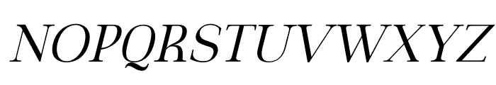 Fortela Typeface Italic Font UPPERCASE