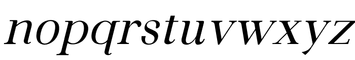 Fortela Typeface Italic Font LOWERCASE