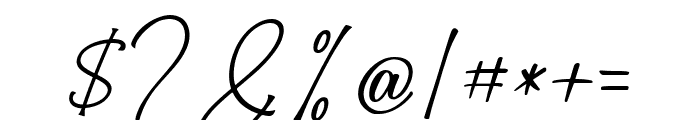 Fortuna Signature Font OTHER CHARS
