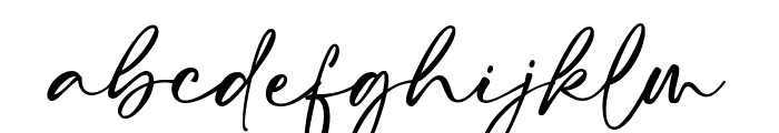 Fortuna Signature Font LOWERCASE