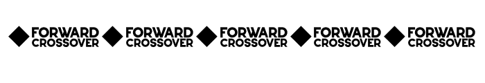 Forward Crossover Accessories Font OTHER CHARS