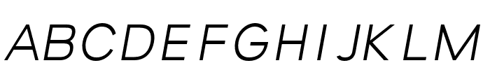 Forzan-Italic Font UPPERCASE