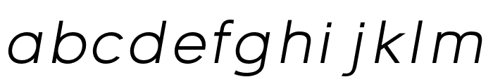 Forzan-Italic Font LOWERCASE