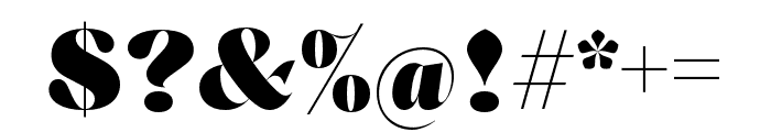 Fosca Regular Font OTHER CHARS