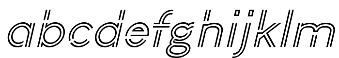 Fosfor Line Italic Font LOWERCASE