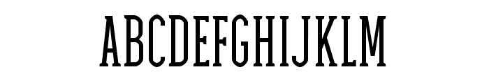 Foshic regular Font UPPERCASE