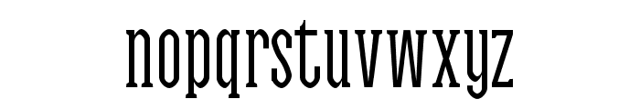 Foshic regular Font LOWERCASE