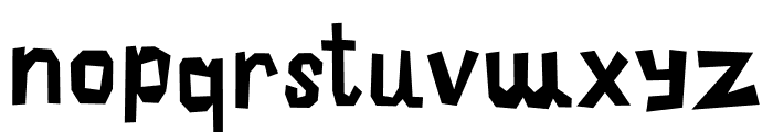 Fossisaurs Font LOWERCASE