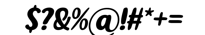 Fostea Italic Font OTHER CHARS
