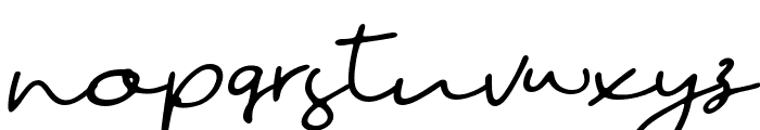 Fostone Bold Italic Font LOWERCASE