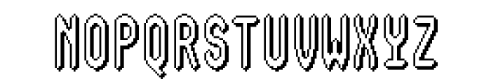 Fotybit Shadow Regular Font UPPERCASE