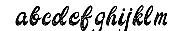 Fountain-Rough Font LOWERCASE