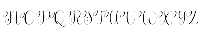 Fountaine Font UPPERCASE