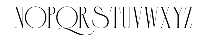 Fourt Carsey Font UPPERCASE