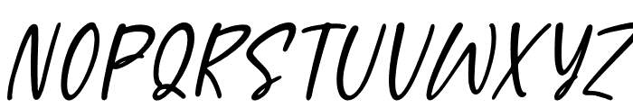 Fourttime Italic Font UPPERCASE