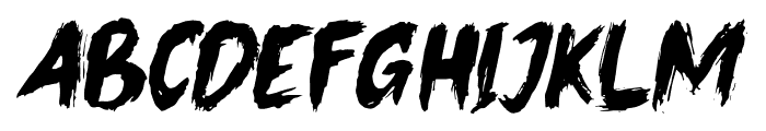 Fower-Regular Font UPPERCASE