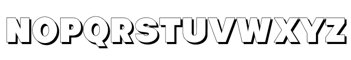 Fox Blimpo Shadow Font UPPERCASE