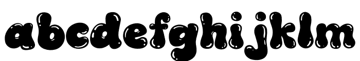 Fox Bubble Font LOWERCASE