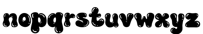 Fox Bubble Font LOWERCASE