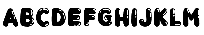 Fox Chubby Bubble Font UPPERCASE