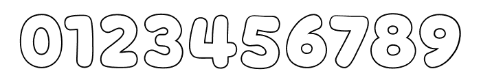 Fox Chubby Outline Font OTHER CHARS