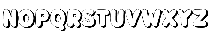 Fox Chubby Shadow Font UPPERCASE