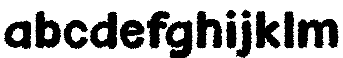 Fox Diego Distort Font LOWERCASE