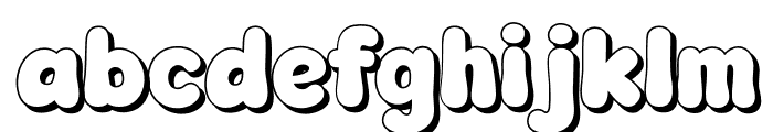 Fox Fluffy Shadow Font LOWERCASE