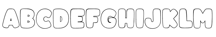 Fox Gavin Outline Font UPPERCASE