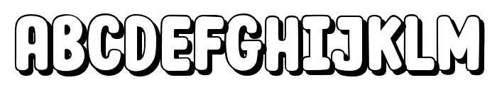 Fox Jogging Shadow Font UPPERCASE