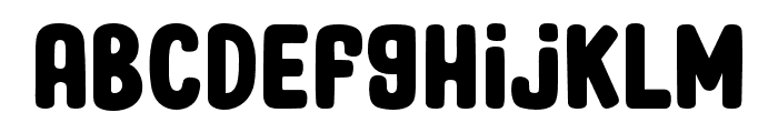 Fox Jogging Font LOWERCASE