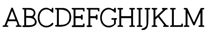 Fox Journal Regular Font UPPERCASE