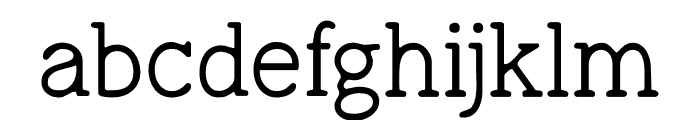 Fox Journal Regular Font LOWERCASE