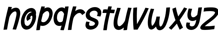 Fox Junior Slant Font LOWERCASE