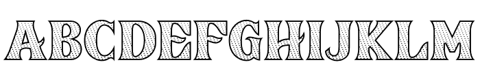 Fox Mansion Spot Font UPPERCASE