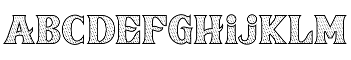 Fox Mansion Spot Font LOWERCASE