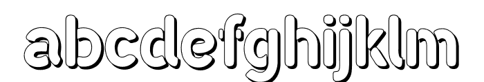 Fox Michael Shadow Regular Font LOWERCASE